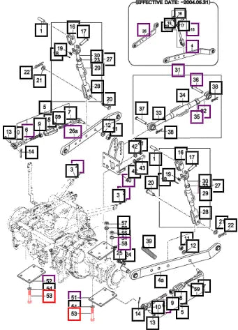 (Sold Out) Mahindra Tractor Bolt, Hex V2013614175 Mahindra Direct Parts