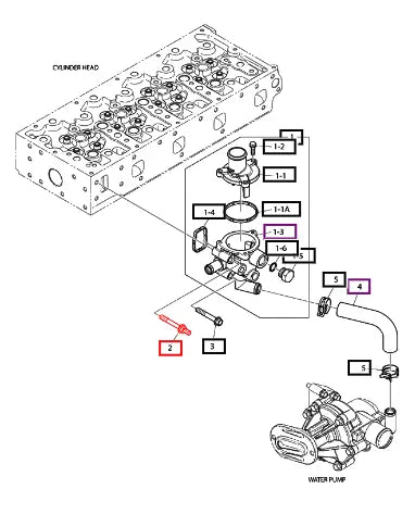 (Sold Out) Mahindra Tractor Bolt, Spacer 120122-00013A Mahindra Direct Parts