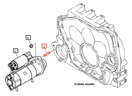 (Sold Out) Mahindra Tractor Bolt, Stud 06.06125-0808 Mahindra Direct Parts
