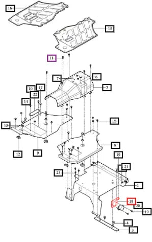(Sold Out) Mahindra Tractor Bracket Comp , Pto Sensor 11106492500GB Mahindra Direct Parts
