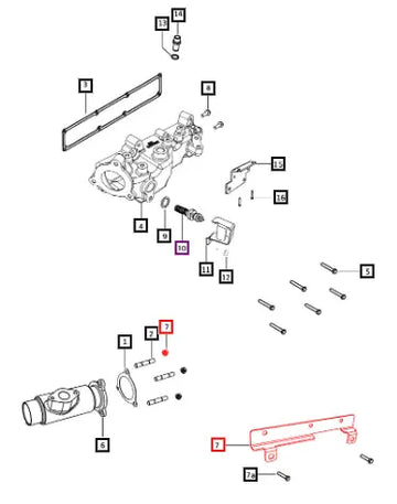 (Sold Out) Mahindra Tractor Bracket For Injector Wiring Harness Branch Routing 007705434H1 Mahindra Direct Parts