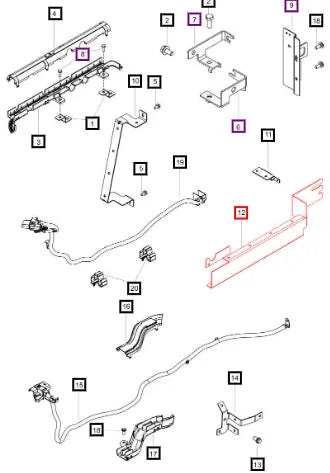 (Sold Out) Mahindra Tractor Bracket Wiring Harness Engine 007704661U1 Mahindra Direct Parts