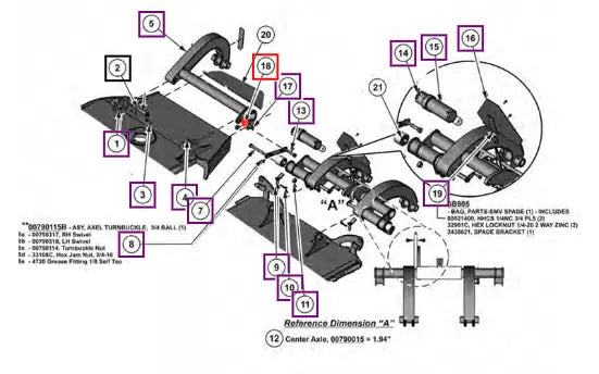 (Sold Out) Mahindra Tractor Bushing,wing Axle Pivot-plated L1002000373 Mahindra Direct Parts
