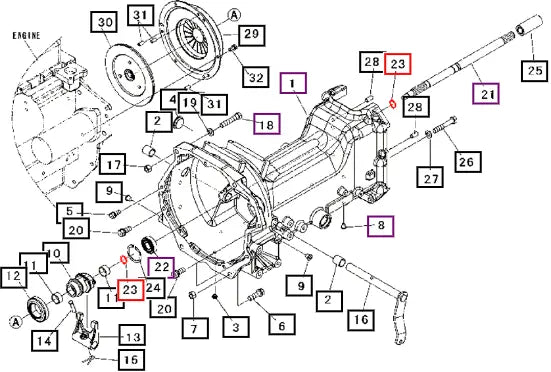 (Sold Out) Mahindra Tractor C-Ring 07400002000 Mahindra Direct Parts