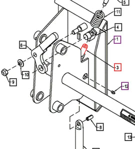 (Sold Out) Mahindra Tractor Connector Pin 1.13 X 4.0 BUH7291199005 Mahindra Direct Parts