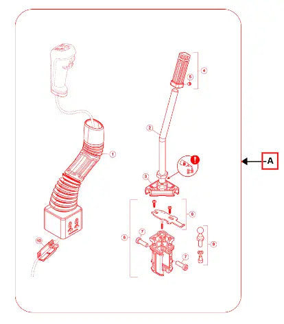 (Sold Out) Mahindra Tractor Control Lever B6 59030260ALO Mahindra Direct Parts