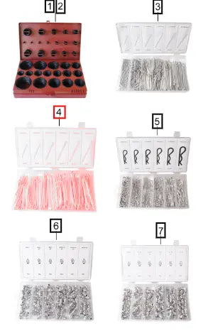 (Sold Out) Mahindra Tractor Cotter Pin Assort.144pcs L1009900039 Mahindra Direct Parts