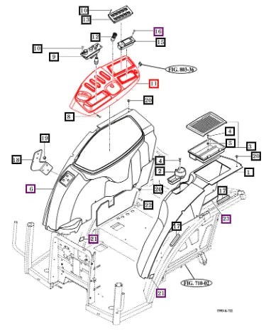 (Sold Out) Mahindra Tractor Cover, Lever 19027663051 Mahindra Direct Parts