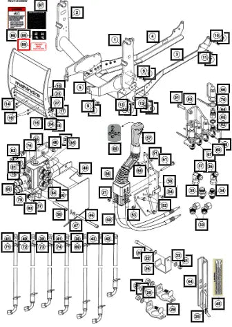 (Sold Out) Mahindra Tractor Decal 1640l 60118684OS04 Mahindra Direct Parts