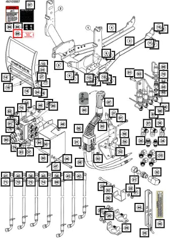 (Sold Out) Mahindra Tractor Decal 60118682OS04 Mahindra Direct Parts