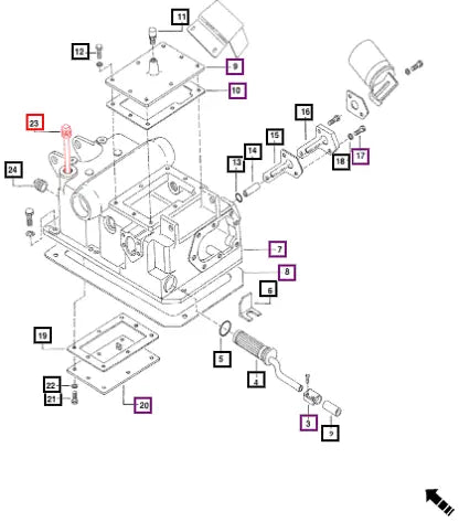 (Sold Out) Mahindra Tractor Dipstick Threaded Short 005551716R1 Mahindra Direct Parts