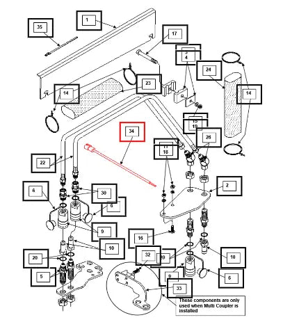 (Sold Out) Mahindra Tractor Diverter Wiring Harness, 50” KMW14101069 Mahindra Direct Parts