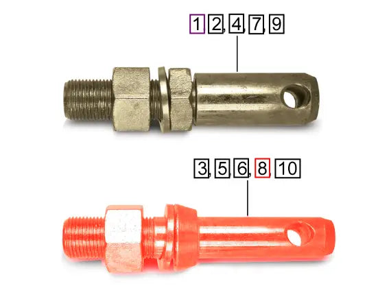 (Sold Out) Mahindra Tractor Draw Pin, Cat-2, 1-1/8 X 1-13/ L1009900085 Mahindra Direct Parts