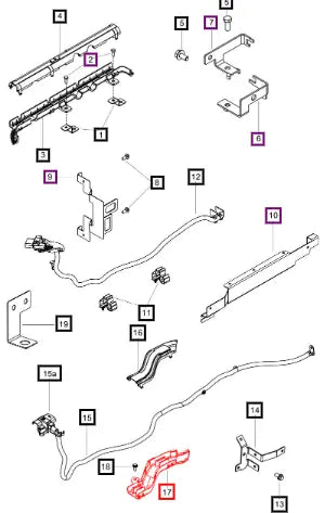 (Sold Out) Mahindra Tractor Fas Harness Channel Base 007704541D1 Mahindra Direct Parts