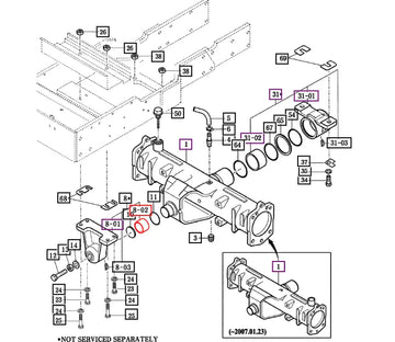 (Sold Out) Mahindra Tractor Front Axle Mount Bushing 16704332220 Mahindra Direct Parts