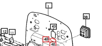 (Sold Out) Mahindra Tractor Grommet 15536300030 Mahindra