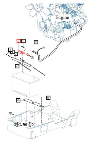 (Sold Out) Mahindra Tractor Harness Assy , Earth 11446802300 Mahindra Direct Parts