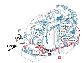 (Sold Out) Mahindra Tractor Harness Assy , Front 11446682200 Mahindra Direct Parts