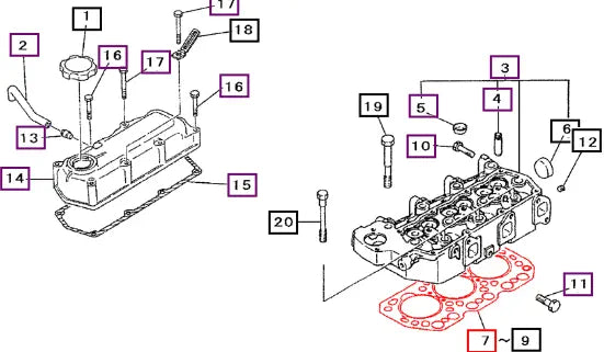 (Sold Out) Mahindra Tractor Head Gasket MM438770 Mahindra Direct Parts