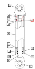 (Sold Out) Mahindra Tractor Hydraulic Cylinder Piston ATI82857