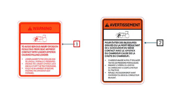 (Sold Out) Mahindra Tractor Joystick Eng Decal STRJOYSTKENGDCL Mahindra Direct Parts