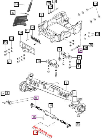 (Sold Out) Mahindra Tractor Kit Seal Power Cylinder 007206906C91 Mahindra Direct Parts