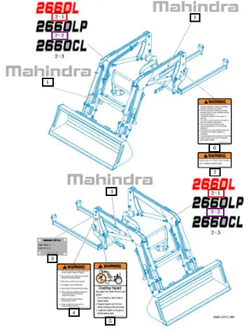 (Sold Out) Mahindra Tractor Label , Name(2655l) 85925000021 Mahindra Direct Parts