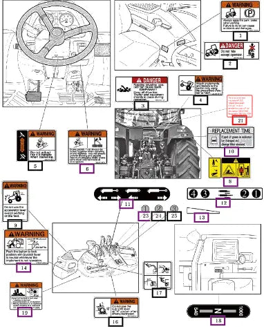 (Sold Out) Mahindra Tractor Label, Cabin 18739040780 Mahindra Direct Parts