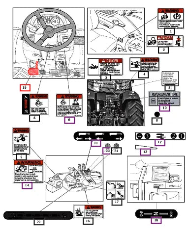 (Sold Out) Mahindra Tractor Label, Difflock T=0.05 19159010030 Mahindra Direct Parts