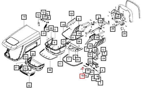 (Sold Out) Mahindra Tractor Latch Pin Support Bkt Assy 007637886U91 Mahindra Direct Parts