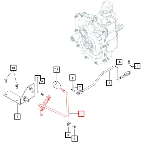 (Sold Out) Mahindra Tractor Lever 2 Speed Pto Sleeve 008024416U11 Mahindra Direct Parts