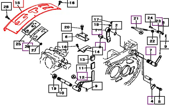 (Sold Out) Mahindra Tractor Lever, Guide L.h 19631749BP0 Mahindra Direct Parts