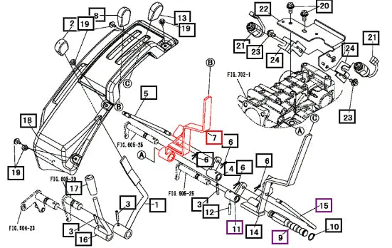 (Sold Out) Mahindra Tractor Lever, Rear Pto 19477732AG0 Mahindra Direct Parts