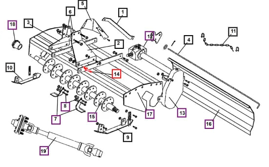 (Sold Out) Mahindra Tractor Lift Pin - Cat I L1005000593 Mahindra Direct Parts