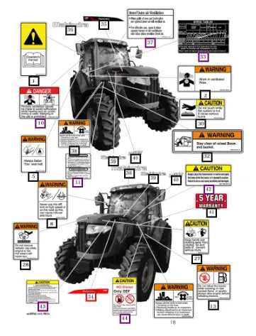 (Sold Out) Mahindra Tractor Mark , Ornament(lh/m105xl-s) 18769012060 Mahindra Direct Parts