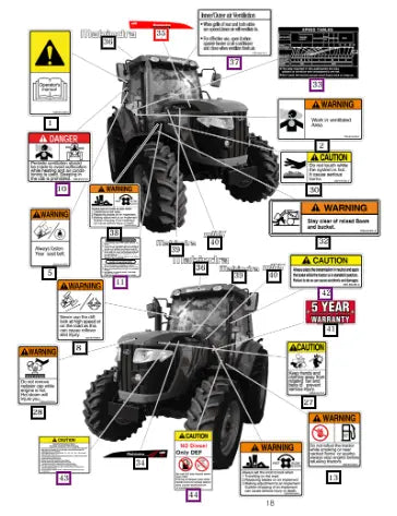 (Sold Out) Mahindra Tractor Mark , Ornament(rh/m105xl-p) 18739012070 Mahindra Direct Parts