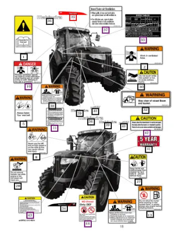 (Sold Out) Mahindra Tractor Mark , Ornament(rh/m105xl-s) 18769012070 Mahindra Direct Parts
