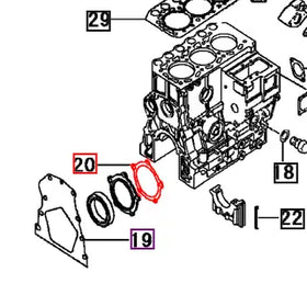 (Sold Out) Mahindra Tractor Oil Seal Gasket 31A07-11701 Mahindra Direct Parts