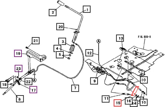(Sold Out) Mahindra Tractor Pedal, Accelerator 10440215001 Mahindra Direct Parts