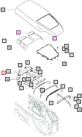 (Sold Out) Mahindra Tractor Pin Hinge SF0900019 Mahindra Direct Parts
