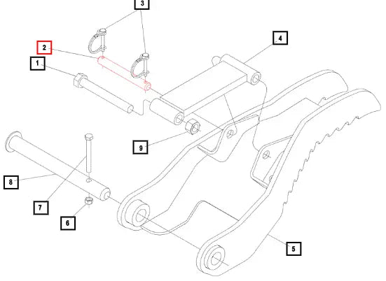 (Sold Out) Mahindra Tractor Pin KMW05505129 Mahindra Direct Parts