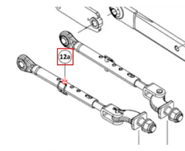 (Sold Out) Mahindra Tractor Pin Lynch Assembly 007212411D91 Mahindra Direct Parts