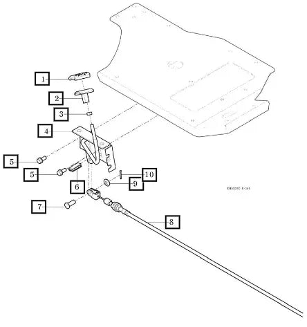 (Sold Out) Mahindra Tractor Pin Throttle 13151160010 Mahindra Direct Parts