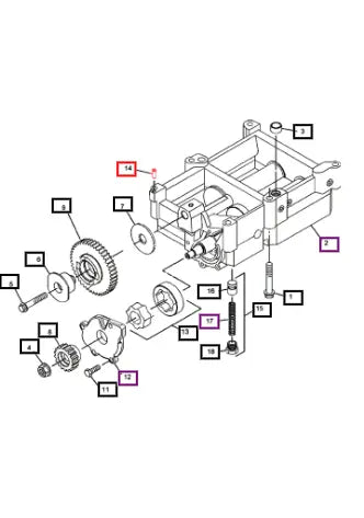(Sold Out) Mahindra Tractor Pin, Dowel 234-0614 Mahindra Direct Parts