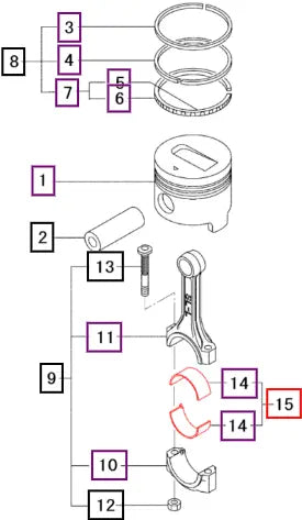 (Sold Out) Mahindra Tractor Plain Shaft Bearing 30A19-10030 Mahindra Direct Parts
