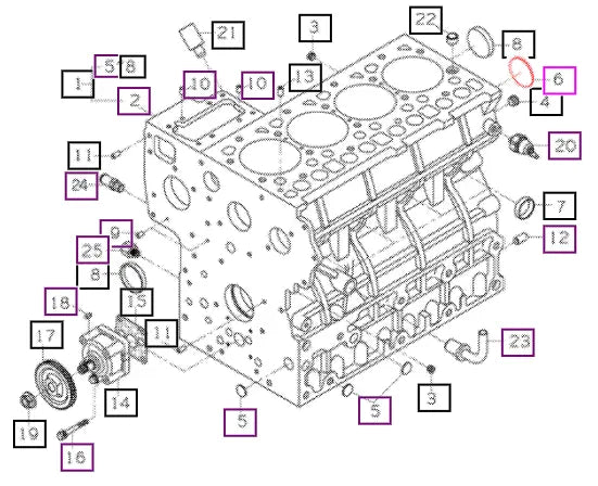 (Sold Out) Mahindra Tractor Plug 06311-75045 Mahindra Direct Parts