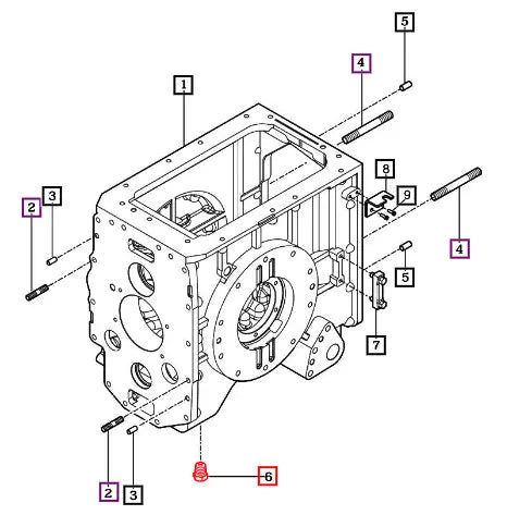(Sold Out) Mahindra Tractor Plug Assy , Drain (magnet) 15891015000 Mahindra Direct Parts