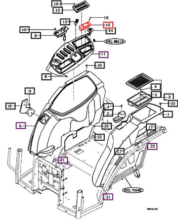 (Sold Out) Mahindra Tractor Plug, Level Control 19027663040 Mahindra Direct Parts