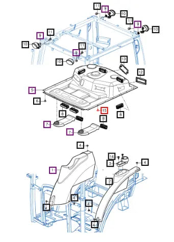(Sold Out) Mahindra Tractor Rivert Set 12396040030 Mahindra Direct Parts