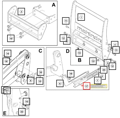 (Sold Out) Mahindra Tractor Screw M6sf M6x12 5052442ALO Mahindra Direct Parts